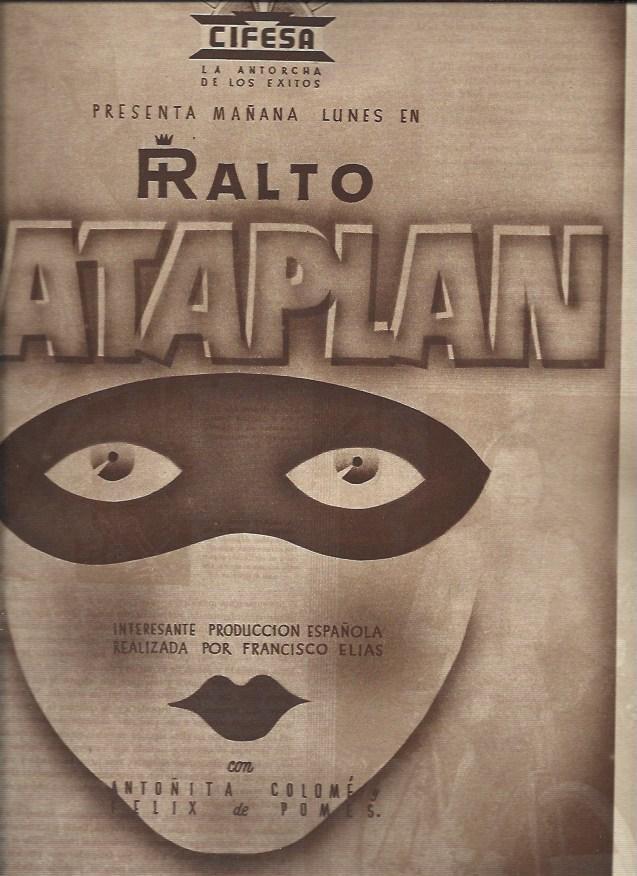 LAMINA 30816: Estreno en el Rialto de Rataplan
