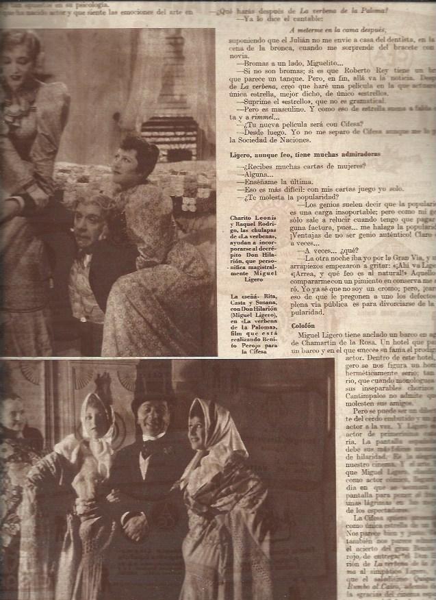 LAMINA 30791: Escenas de La verbena de la Paloma