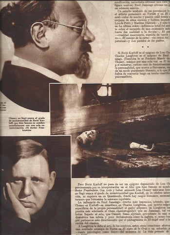 LAMINA 30773: Emil Jennings y Lon Chaney