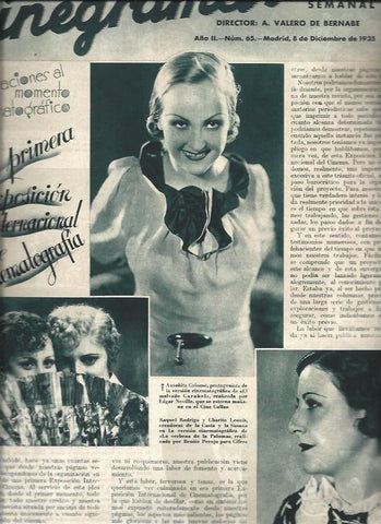 LAMINA 30819: Antoñita Colome, Raquel Rodrigo y Carmen Vience