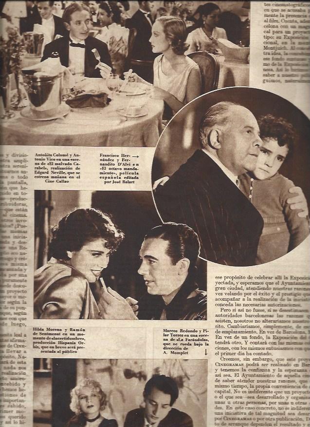 LAMINA 30820: Escena de El malvado Carabel y La Farandula