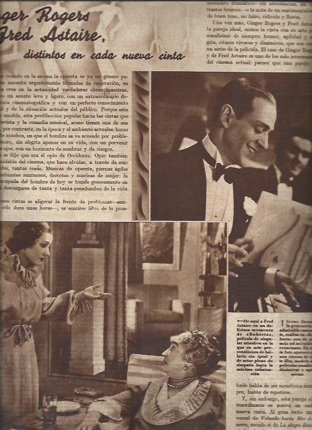 LAMINA 30849: Irene Dunne y Fred Astaire en Roberta