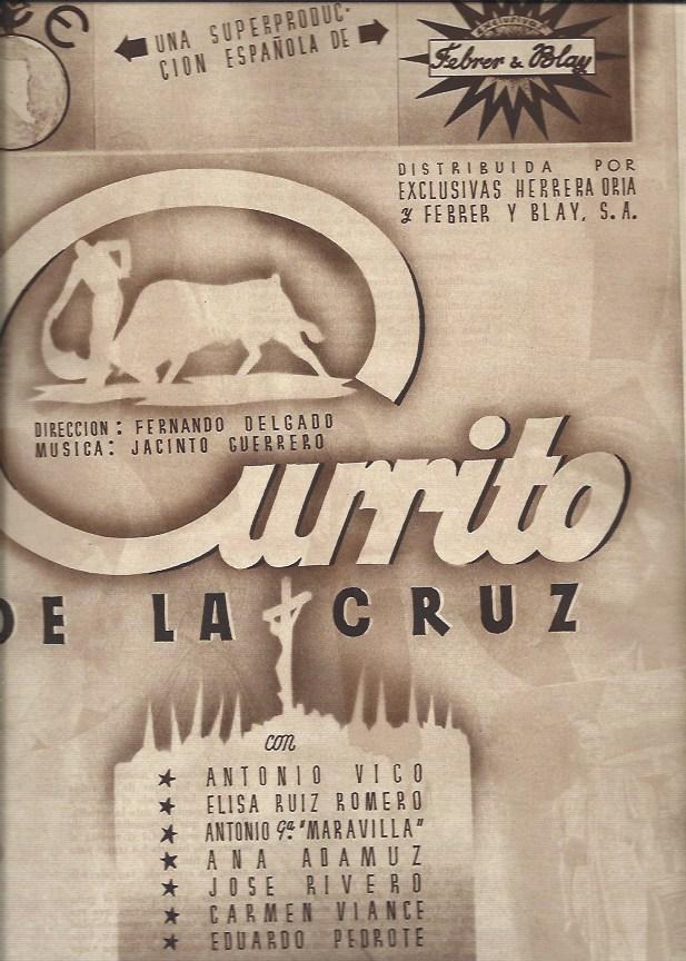 LAMINA 30822: Publicidad de Currito de la Cruz