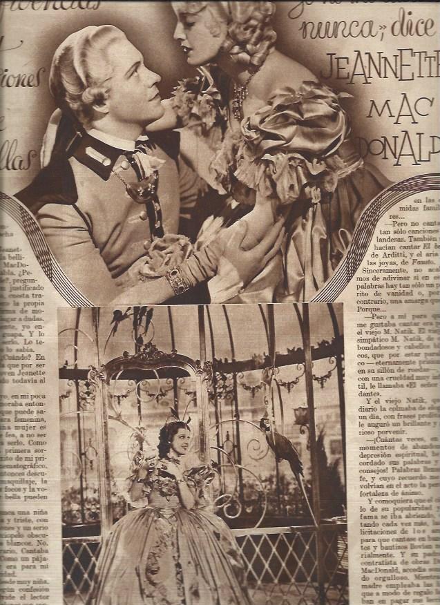 LAMINA 30829: Entrevista a Jeannette Mac Donald