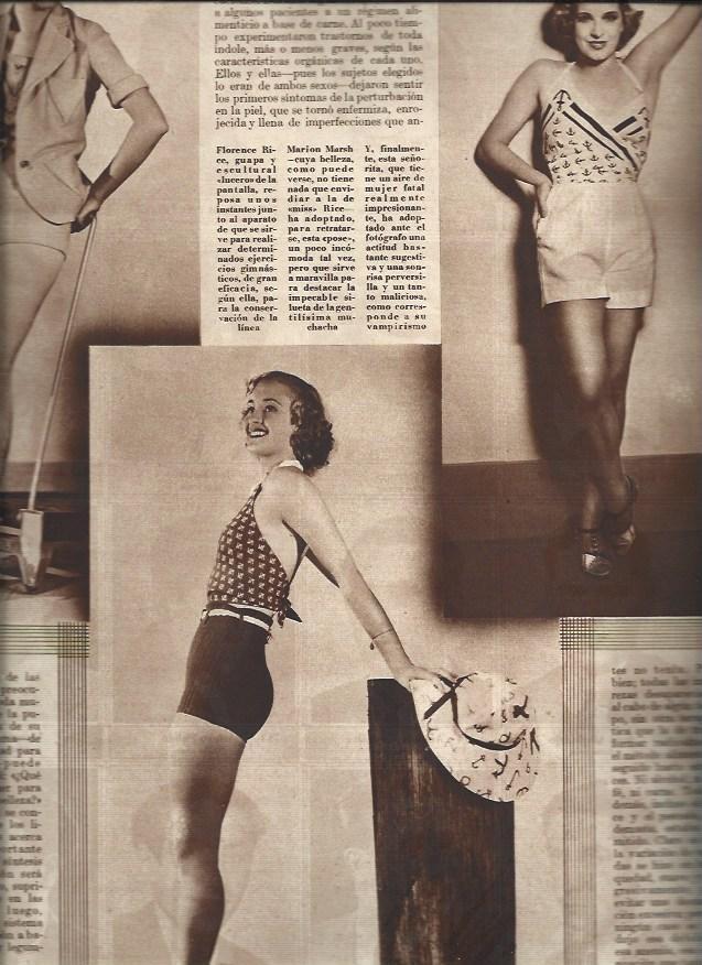 LAMINA 30834: Florence Rice y Marion Marsh 