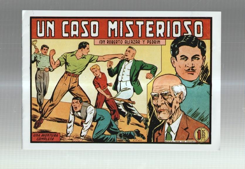 Facsimil: Roberto Alcazar y Pedrin numero 344: Un caso misterioso