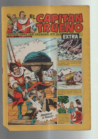El Capitan Trueno Extra numero 041 (numerado 2 en trasera)