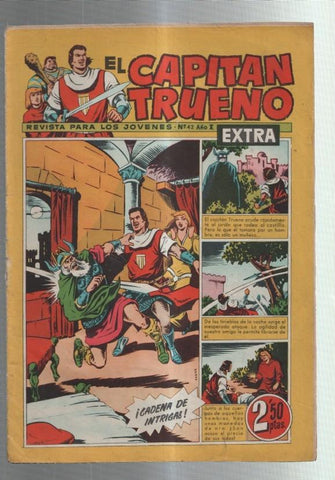 El Capitan Trueno Extra numero 042 (numerado 2 en trasera)