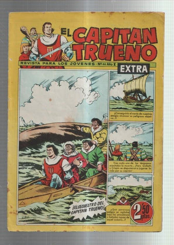 El Capitan Trueno Extra numero 046 (numerado 2 en trasera)
