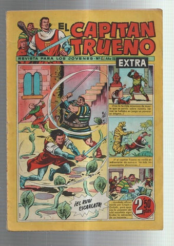 El Capitan Trueno Extra numero 061 (numerado 2 en trasera)