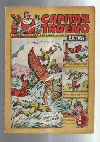 El Capitan Trueno Extra numero 062 (numerado 2 en trasera)