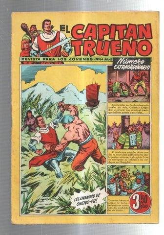 El Capitan Trueno Extra numero 064 (numerado 3 en trasera) (aviejado)
