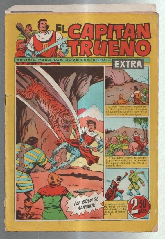 El Capitan Trueno Extra numero 067 (numerado 2 en trasera) (cubierta esta suelta)