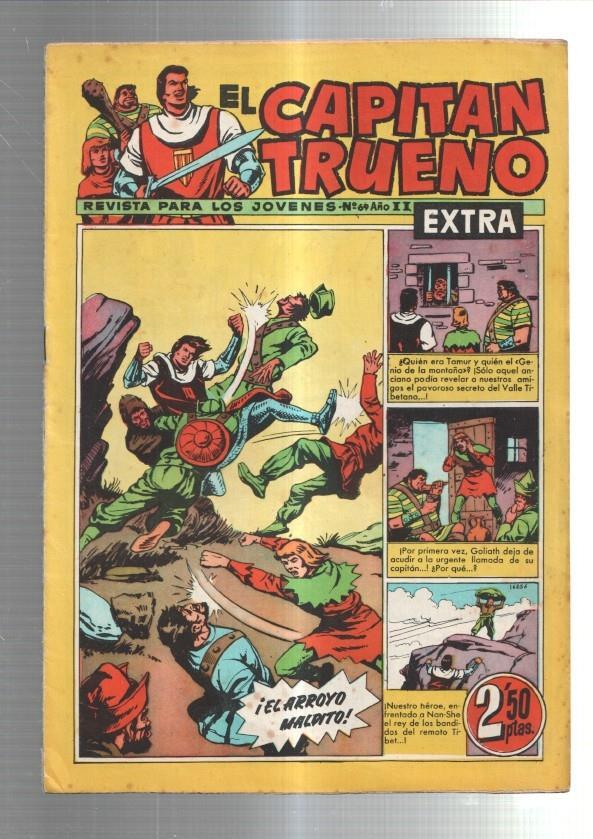 El Capitan Trueno Extra numero 069 (numerado 3 en trasera)