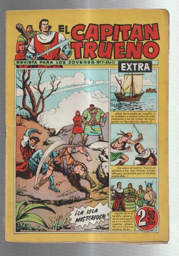 El Capitan Trueno Extra numero 071 (numerado 3 en trasera)  