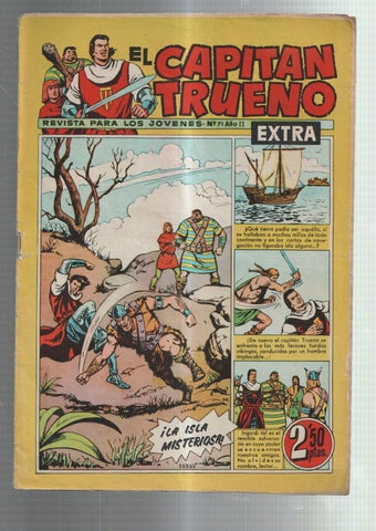 El Capitan Trueno Extra numero 071 (numerado 4 en trasera)  