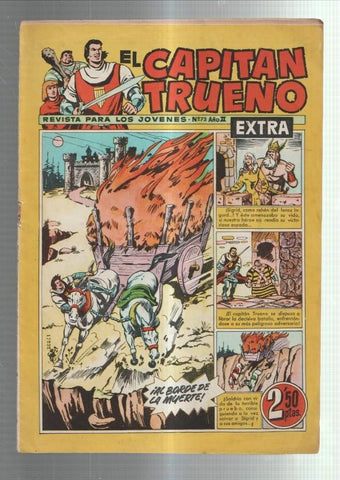 El Capitan Trueno Extra numero 073 (numerado 3 en trasera)