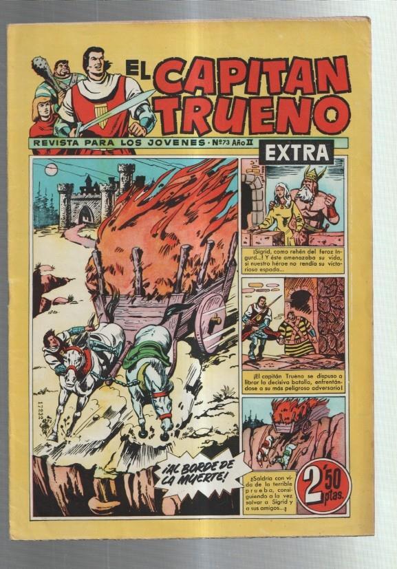 El Capitan Trueno Extra numero 073 (numerado 4 en trasera)