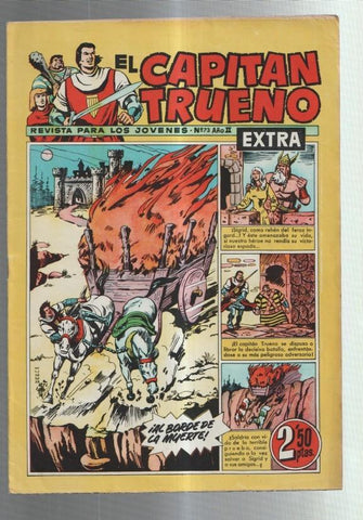 El Capitan Trueno Extra numero 073 (numerado 4 en trasera)
