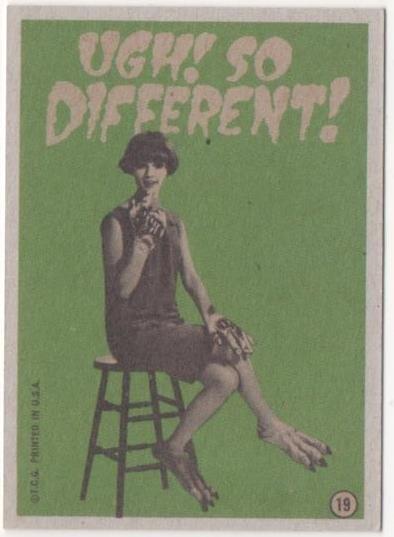 Cromo E01045: Album 3-Monster Greeting Cards, Card nº 19
