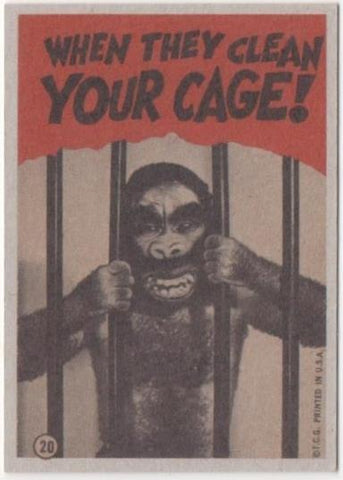 Cromo E01046: Album 3-Monster Greeting Cards, Card nº 20