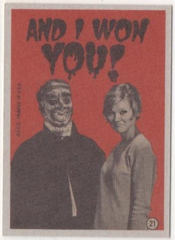 Cromo E01047: Album 3-Monster Greeting Cards, Card nº 21