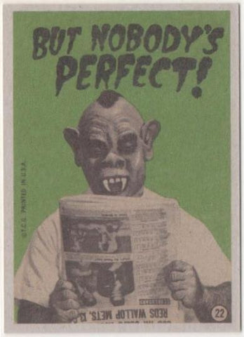 Cromo E01048: Album 3-Monster Greeting Cards, Card nº 22