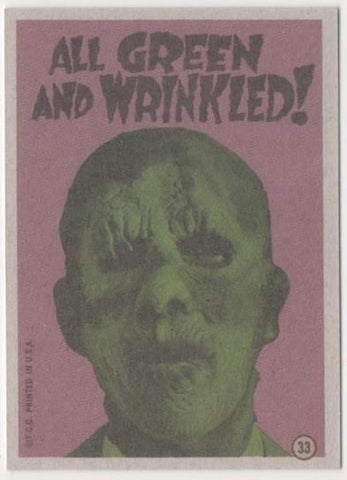 Cromo E01059: Album 3-Monster Greeting Cards, Card nº 33