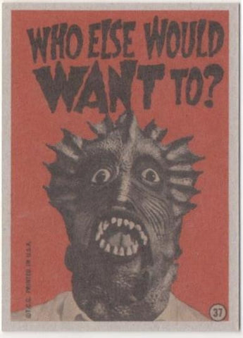 Cromo E01063: Album 3-Monster Greeting Cards, Card nº 37