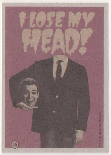 Cromo E01071: Album 3-Monster Greeting Cards, Card nº 45