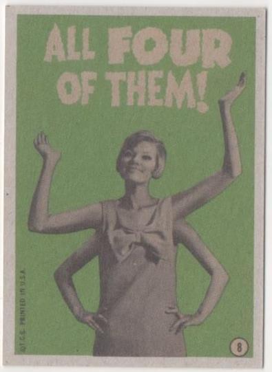 Cromo E01034: Album 3-Monster Greeting Cards, Card nº 8
