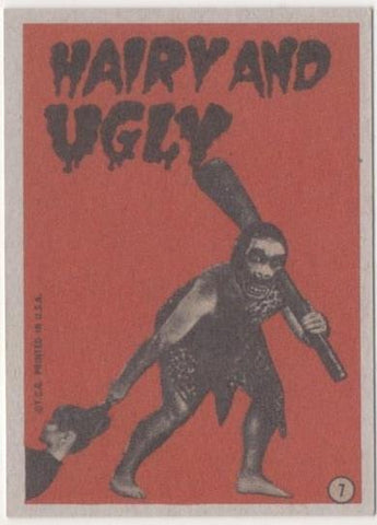 Cromo E01033: Album 3-Monster Greeting Cards, Card nº 7