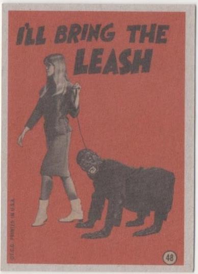 Cromo E01074: Album 3-Monster Greeting Cards, Card nº 48