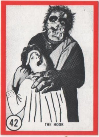 Cromo E01118: Album 3-Famous Monsters Series, Card nº 42. The Hook