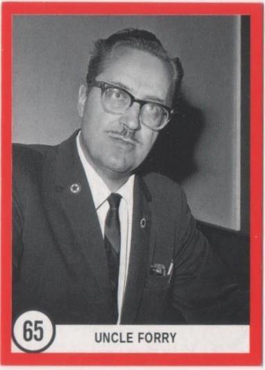 Cromo E01141: Album 3-Famous Monster Series, Card nº 65. Uncle Forry