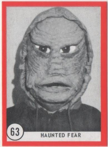 Cromo E01139: Album 3-Famous Monsters Series, Card nº 63. Haunted Fea