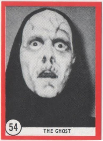 Cromo E01130: Album 3-Famous Monsters Series, Cards nº 54. The Ghost
