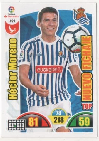 Cromo E00939: Album 2-Trading Car Game 2017-18, Héctor Moreno: Real Sociedad. Defensa
