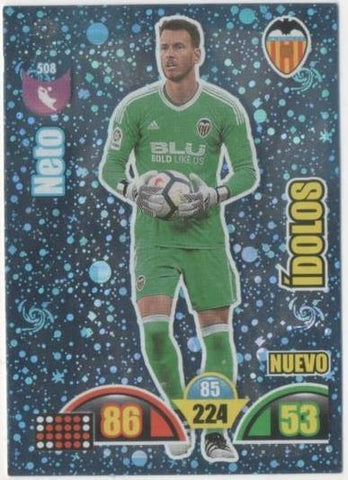 Cromo E00948: Album 2-Trading Car Game 2017-18, Neto-ÍDOLOS: Valencia C.F. Portero