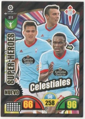 Cromo E00955: Album 2-Trading Car Game 2017-18, Super Héroes-CELESTIALES: R.C.Celta de Vigo