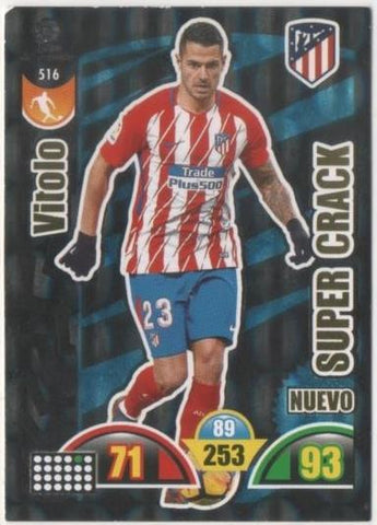 Cromo E00956: Album 2-TRadingCar Game 2017-18, Vitolo-SUPER CRACK: At. De Madrid.Medio