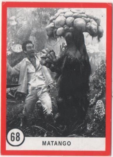 Cromo E01143: Album 3-Famous Monsters Series, Card nº 68. Matango
