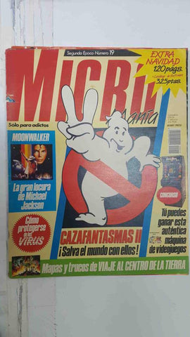 Revista Micromania Segunda Epoca num 19, Año V, Dic 1989. Extra Navidad - Artículo sobre como se hizo el videojuego de Jabato