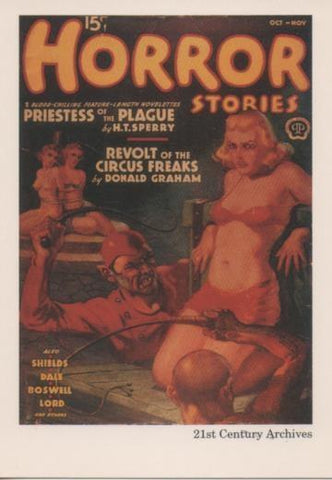 Cromo E001988: Cards. Women in Terror nº 45, Horror Stories