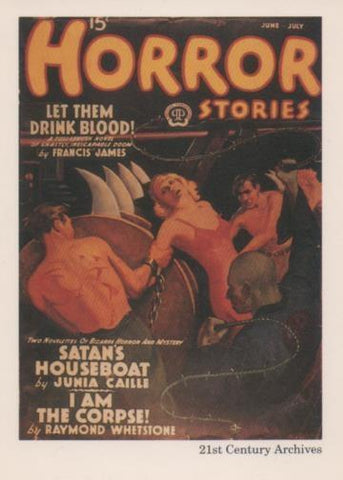 Cromo E001986: Cards. Women in Terror nº 43, Horror Stories