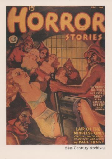 Cromo E001984: Cards. Women in Terror nº 41, Horror Stories