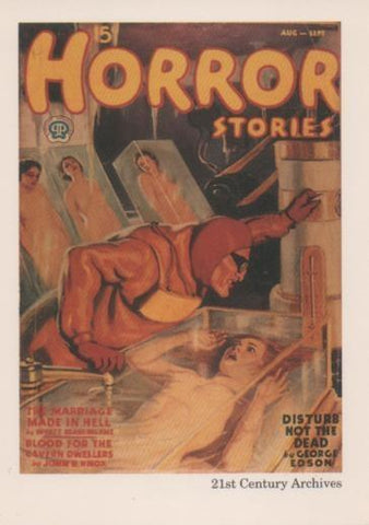 Cromo E001981: Cards. Women in Terror nº 38, Horror Stories