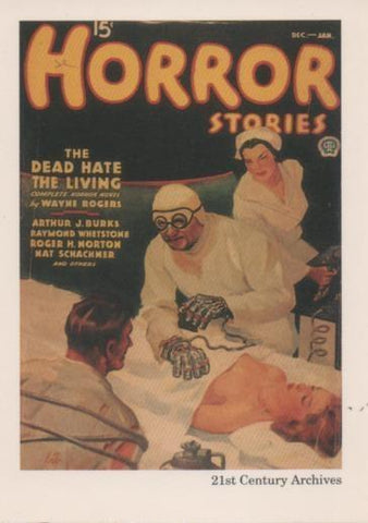 Cromo E001973: Cards. Women in Terror nº 30, Horror Stories