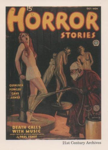 Cromo E001972: Cards. Women in Terror nº 29, Horror Stories