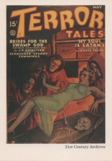 Cromo E001967: Cards. Women in Terror nº 24, Terror Tales